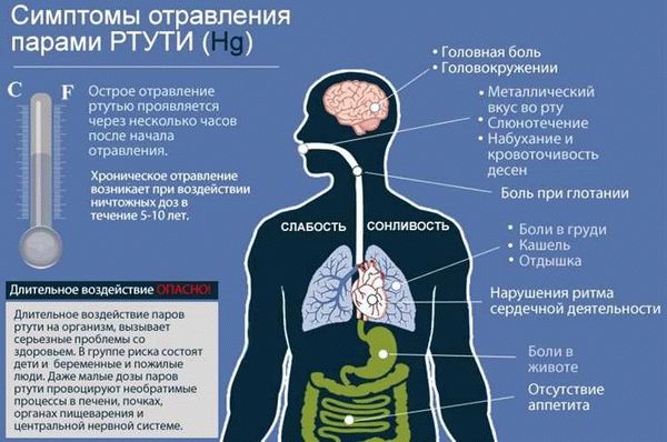 Необходимые материалы для сбора ртути